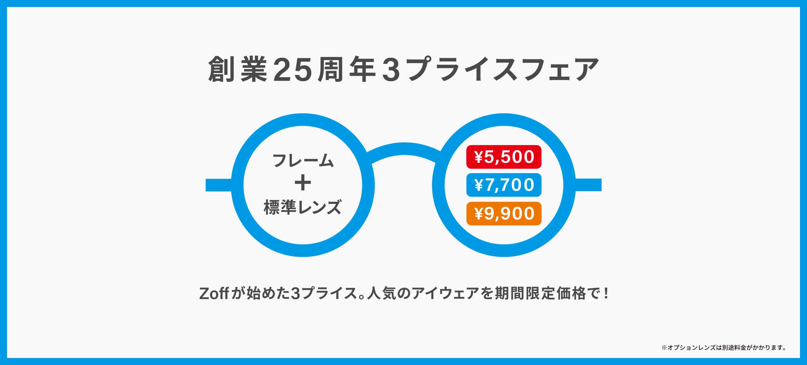 創業25周年 3プライスフェア